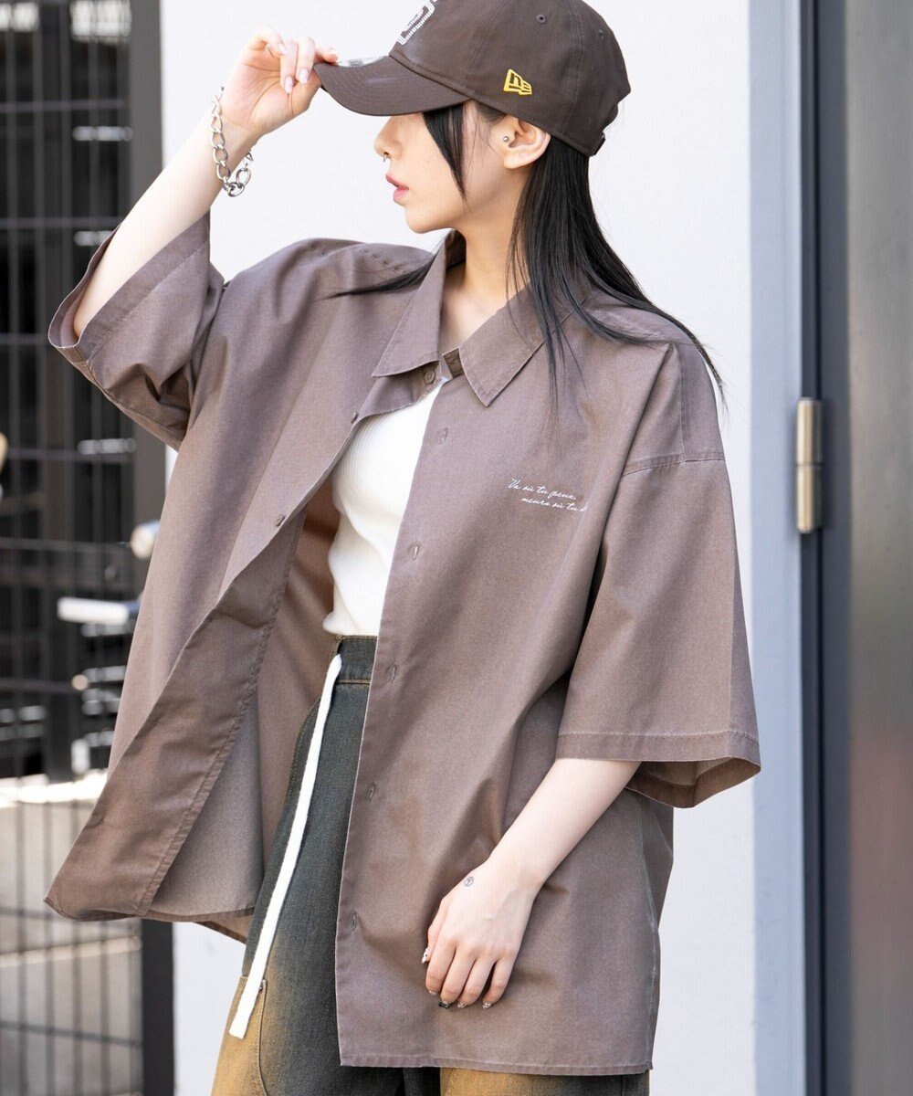 【ウィゴー/WEGO】の【ユニセックス着用ITEM/吸収速乾】ピグメントDRYシャツ 人気、トレンドファッション・服の通販 founy(ファニー) 　ファッション　Fashion　レディースファッション　Fashion for Women　トップス・カットソー　Cut & Sew Tops　シャツ・ブラウス・オフィスカジュアル　Elegant Blouses & Button-Ups　ヴィンテージ　Vintage Style　春　Spring　カーゴパンツ　Cargo Pants, Utility Pants　サマー　Summer, Summer Style　ショート　Short, Short Length　シンプル　Simple, Minimal　スマホ　Smartphone, Mobile Device　セットアップ　Set-Up, Coordinated Outfit　デニム　Denim, Jeans Material　トレンド　Trend, Trending Now　定番　Standard, Basic Item　プリント　Print, Printed Pattern　半袖　Short Sleeve, Half Sleeve　ルーズ　Loose, Oversized　ワンポイント　One Point, Statement Accent　S/S・春夏　SS, Spring/Summer, Warm Season　おすすめ　Recommended / Our Picks　夏　Summer　 other-1|ID: prp329100004595833 ipo3291000000033655087