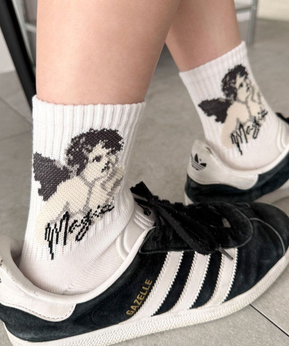 【ウィゴー/WEGO】のデザインパイルクルーソックス(14㎝) インテリア・キッズ・メンズ・レディースファッション・服の通販 founy(ファニー) 　ファッション　Fashion　レディースファッション　Fashion for Women　ソックス&靴下　Socks & Hosiery　レッグウェア・ストッキング　Legwear & Hosiery　新作・新入荷　New Arrivals / New In　おすすめ　Recommended / Our Picks　シューズ　Shoes, Footwear　スマホ　Smartphone, Mobile Device　ソックス　Socks, Hosiery　ボトム　Bottoms, Lower Wear　柄1|ID: prp329100004595837 ipo3291000000032657228