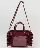 【ウィゴー/WEGO】の【痛バ&推し活グッズ】きらめきレースアップフリル痛ショルダー ワイン|ID: prp329100004595844 ipo3291000000033655123