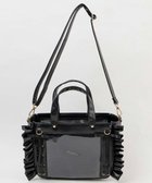 【ウィゴー/WEGO】の【痛バ&推し活グッズ】きらめきレースアップフリル痛ショルダー ブラック|ID: prp329100004595844 ipo3291000000033655129