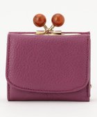 【アンビリオン/UNBILLION】のperche アクリル玉三つ折りミニサイフ パープル|ID: prp329100004595881 ipo3291000000034264387