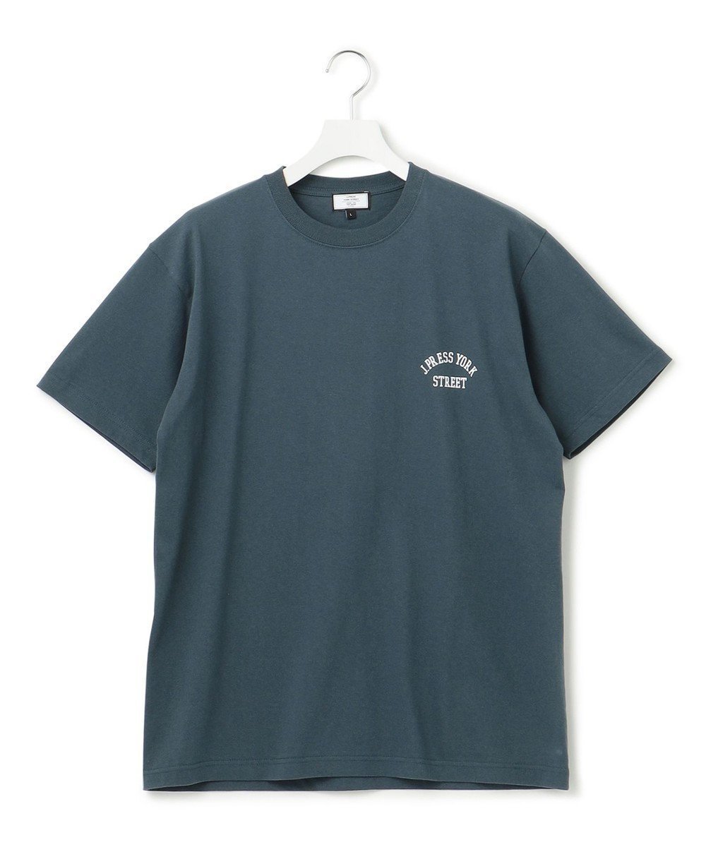 【ジェイプレスヨークストリート/J.PRESS YORK STREET】の【UNISEX】バックプリントTシャツ インテリア・キッズ・メンズ・レディースファッション・服の通販 founy(ファニー) 　ファッション　Fashion　レディースファッション　Ladies' Fashion Online　トップス・カットソー　Tops/Tshirt　シャツ/ブラウス　Shirts/Blouses　ロング / Tシャツ　T-Shirts　カットソー　Cut and Sewn　ユニセックス　Unisex　アメリカン　American　カットソー　Cut And Sew　プリント　Print　夏　Summer　春　Spring　S/S・春夏　Ss・Spring/Summer　ダルブルー系|ID: prp329100004595890 ipo3291000000032657713