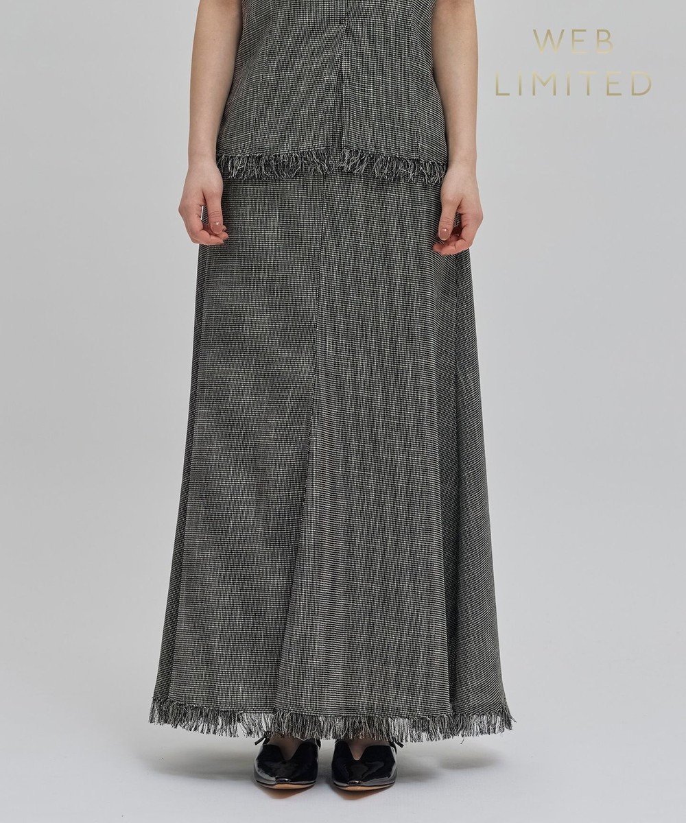 【ベイジ,/BEIGE,】の【洗える】CANNET / フレアスカート インテリア・キッズ・メンズ・レディースファッション・服の通販 founy(ファニー) 　ファッション　Fashion　レディースファッション　Ladies' Fashion Online　スカート　Skirt　Aライン/フレアスカート　Flared A-Line Skirts　セットアップ　Set Up　フリンジ　Fringe　フレア　Flare　ロング　Long　エレガント 上品　Elegant　夏　Summer　春　Spring　S/S・春夏　Ss・Spring/Summer　洗える　Washable　Monotone|ID: prp329100004595915 ipo3291000000032657926