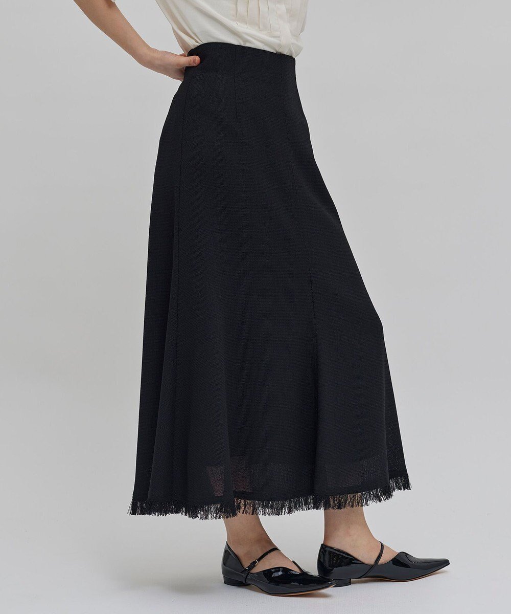 【ベイジ,/BEIGE,】の【洗える】CANNET / フレアスカート インテリア・キッズ・メンズ・レディースファッション・服の通販 founy(ファニー) 　ファッション　Fashion　レディースファッション　Fashion for Women　スカート　Skirts　Aライン・フレアスカート　A-Line & Flared Skirts　セットアップ　Set-Up, Coordinated Outfit　フリンジ　Fringe, Tassel　フレア　Flare, Flared　ロング　Long, Long-Length　エレガント 上品　Elegant　夏　Summer　春　Spring　S/S・春夏　SS, Spring/Summer, Warm Season　洗える　Machine Washable　Black|ID: prp329100004595915 ipo3291000000034536205