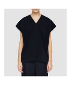 【ジョゼフ/JOSEPH】のマーセライズコットン Vネックトップス 人気、トレンドファッション・服の通販 founy(ファニー) ファッション Fashion レディースファッション Fashion for Women トップス・カットソー Cut & Sew Tops シャツ・ブラウス・オフィスカジュアル Elegant Blouses & Button-Ups Vネックトップス V-Neck Tops / V-Cut Neckline Shirts フィット Fit, Slim Fit フロント Front, Front Design レギュラー Regular, Standard Fit A/W・秋冬 Autumn/Winter thumbnail Navy|ID: prp329100004595917 ipo3291000000034863955