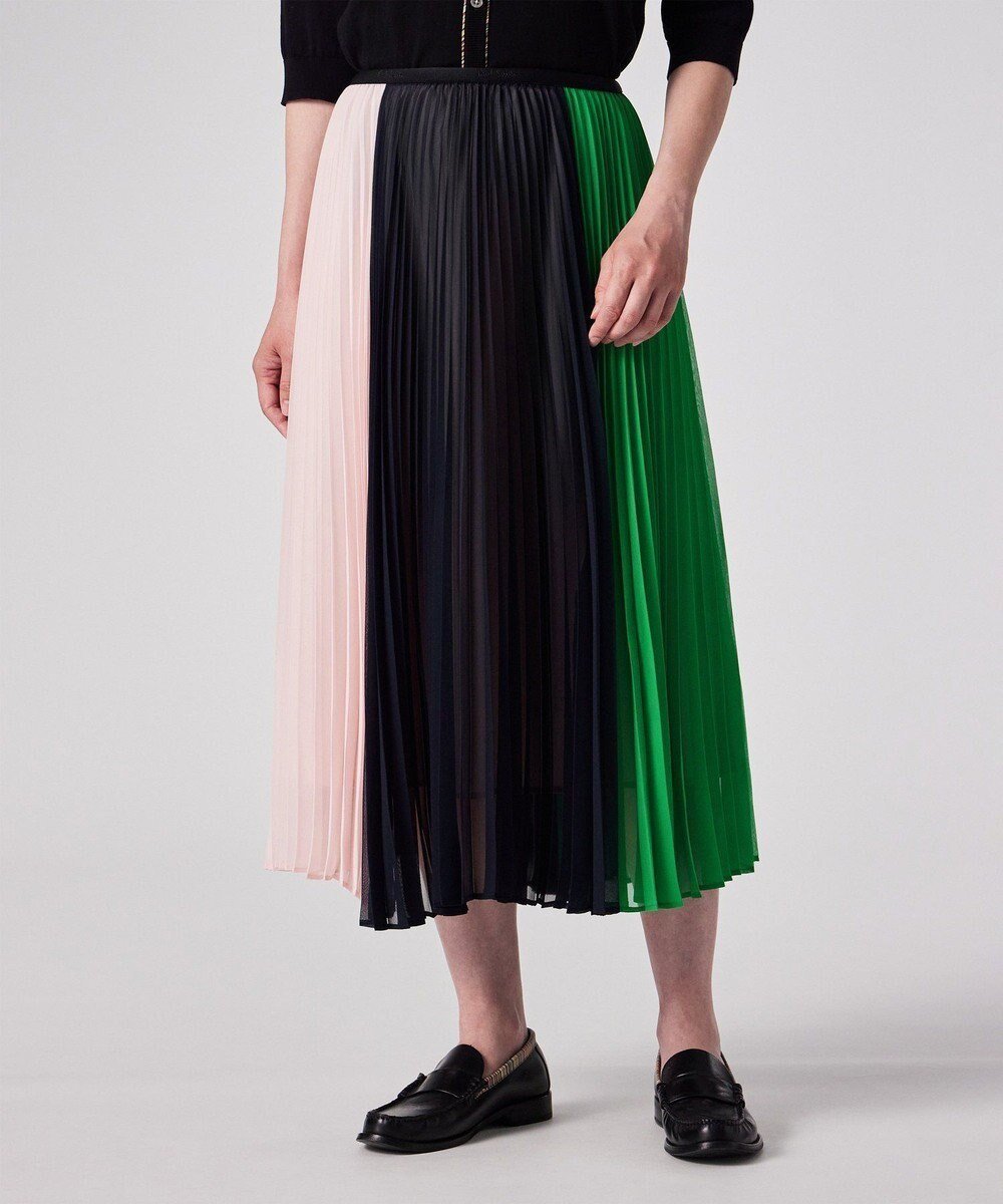 【ポール スミス/Paul Smith】のブロッキング プリーツ スカート 人気、トレンドファッション・服の通販 founy(ファニー) 　ファッション　Fashion　レディースファッション　Fashion for Women　スカート　Skirts　プリーツスカート / 上品フェミニンスタイル　Pleated Skirts　シアー　Sheer, See-Through　ブロッキング　Color Blocking, Panel Design　プリーツ　Pleats, Pleated　ペチコート　Petticoat, Underskirt　夏　Summer　S/S・春夏　SS, Spring/Summer, Warm Season　A/W・秋冬　Autumn/Winter　 other-1|ID: prp329100004595925 ipo3291000000033655624