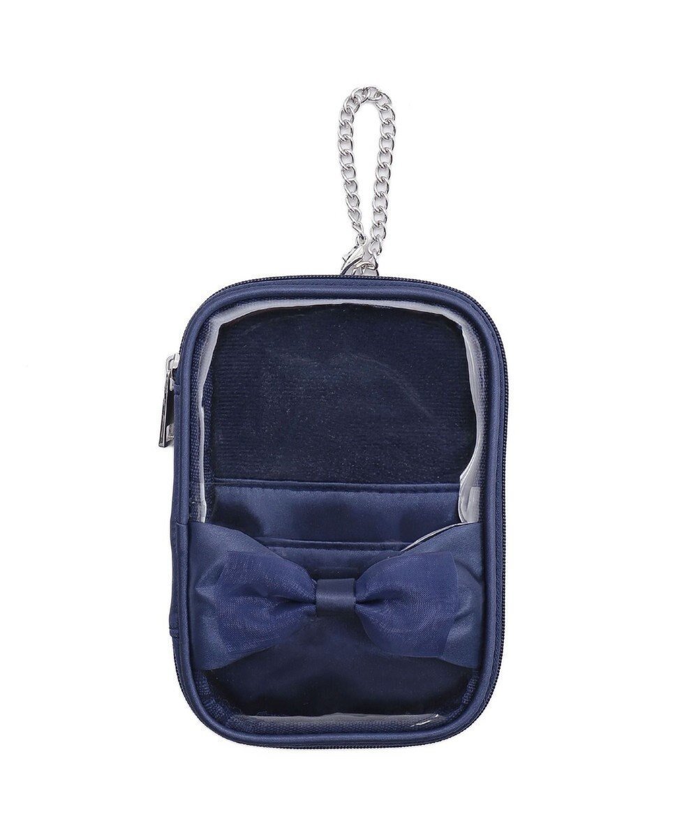 【ウィゴー/WEGO】の【痛バ&推し活グッズ】ダブルリボンサテンアクスタポーチ インテリア・キッズ・メンズ・レディースファッション・服の通販 founy(ファニー) 　ファッション　Fashion　レディースファッション　Ladies' Fashion Online　財布　Wallets　ポーチ　Pouches　NEW・新作・新着・新入荷　New Arrivals　キーホルダー　Key Ring　スマホ　Smartphone　チェーン　Chain　ポケット　Pocket　ポーチ　Pouch　リボン　Ribbon　財布　Wallet　ネイビー|ID: prp329100004595950 ipo3291000000032658196