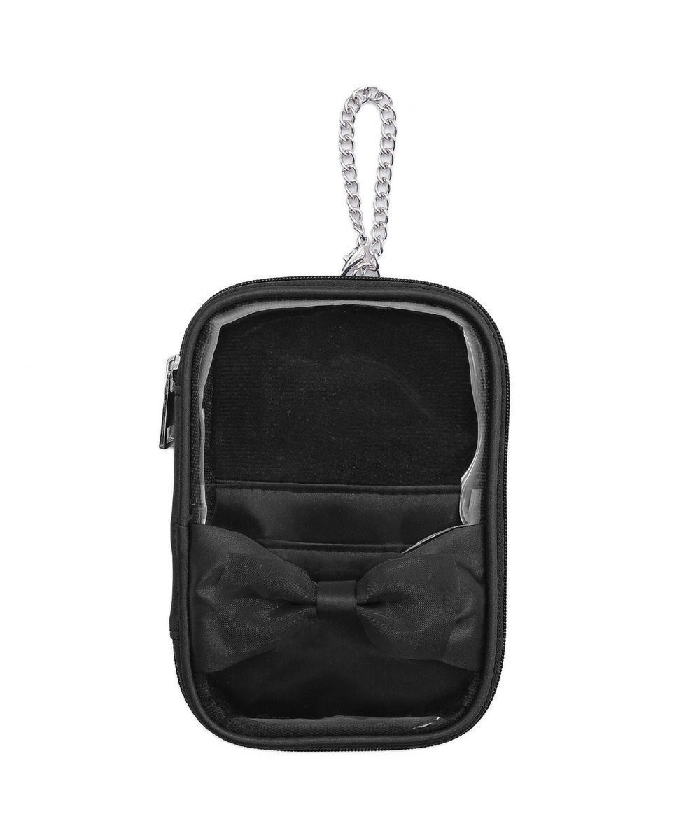 【ウィゴー/WEGO】の【痛バ&推し活グッズ】ダブルリボンサテンアクスタポーチ インテリア・キッズ・メンズ・レディースファッション・服の通販 founy(ファニー) 　ファッション　Fashion　レディースファッション　Ladies' Fashion Online　財布　Wallets　ポーチ　Pouches　NEW・新作・新着・新入荷　New Arrivals　キーホルダー　Key Ring　スマホ　Smartphone　チェーン　Chain　ポケット　Pocket　ポーチ　Pouch　リボン　Ribbon　財布　Wallet　ブラック|ID: prp329100004595950 ipo3291000000032658204