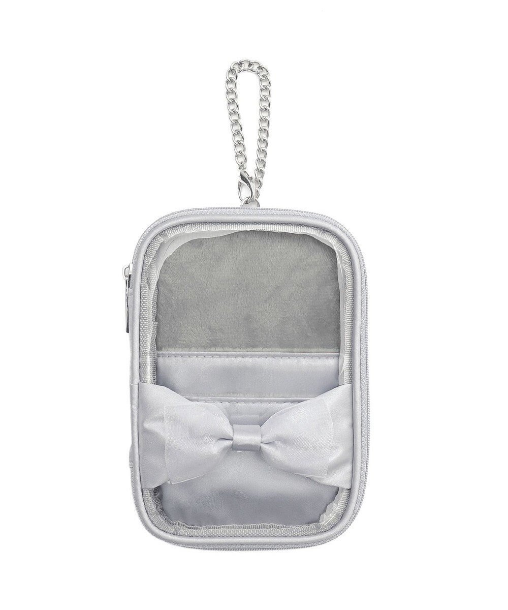 【ウィゴー/WEGO】の【痛バ&推し活グッズ】ダブルリボンサテンアクスタポーチ インテリア・キッズ・メンズ・レディースファッション・服の通販 founy(ファニー) ファッション Fashion レディースファッション Fashion for Women ミニ財布・二つ折り財布 Wallets & Card Cases ポーチ&ミニバッグ Pouches & Mini Bags キーホルダー Keychain, Key Holder スマホ Smartphone, Mobile Device チェーン Chain, Chain Strap ポケット Pocket, Pocket Detail ポーチ Pouch, Small Case リボン Ribbon, Bow 財布 Wallet, Purse シルバー|ID: prp329100004595950 ipo3291000000033655685