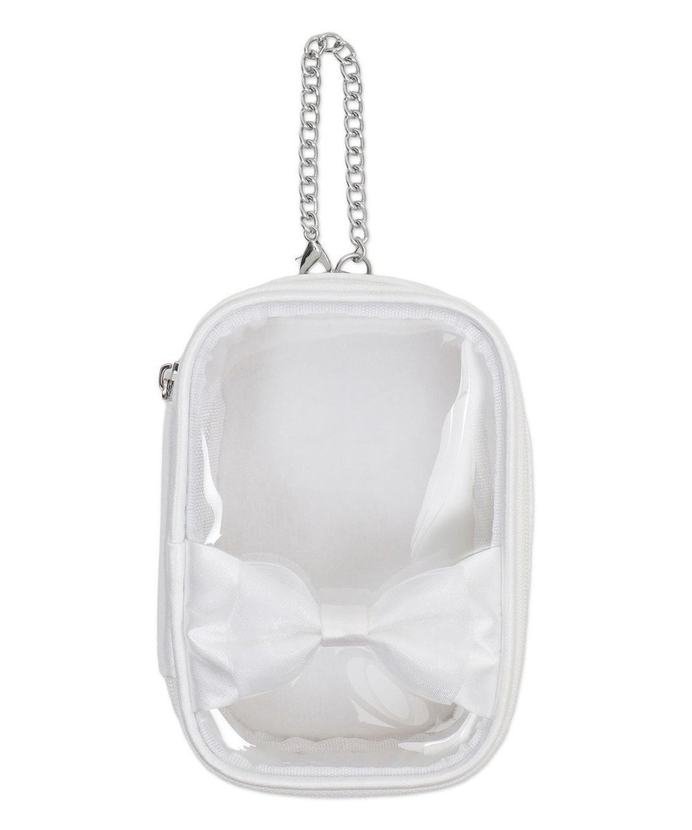 【ウィゴー/WEGO】の【痛バ&推し活グッズ】ダブルリボンサテンぬいポーチ インテリア・キッズ・メンズ・レディースファッション・服の通販 founy(ファニー) ファッション Fashion レディースファッション Fashion for Women ミニ財布・二つ折り財布 Wallets & Card Cases ポーチ&ミニバッグ Pouches & Mini Bags キーホルダー Keychain, Key Holder サテン Satin, Glossy Fabric スマホ Smartphone, Mobile Device チェーン Chain, Chain Strap フロント Front, Front Design ポーチ Pouch, Small Case リボン Ribbon, Bow 財布 Wallet, Purse ホワイト|ID: prp329100004595959 ipo3291000000033655705