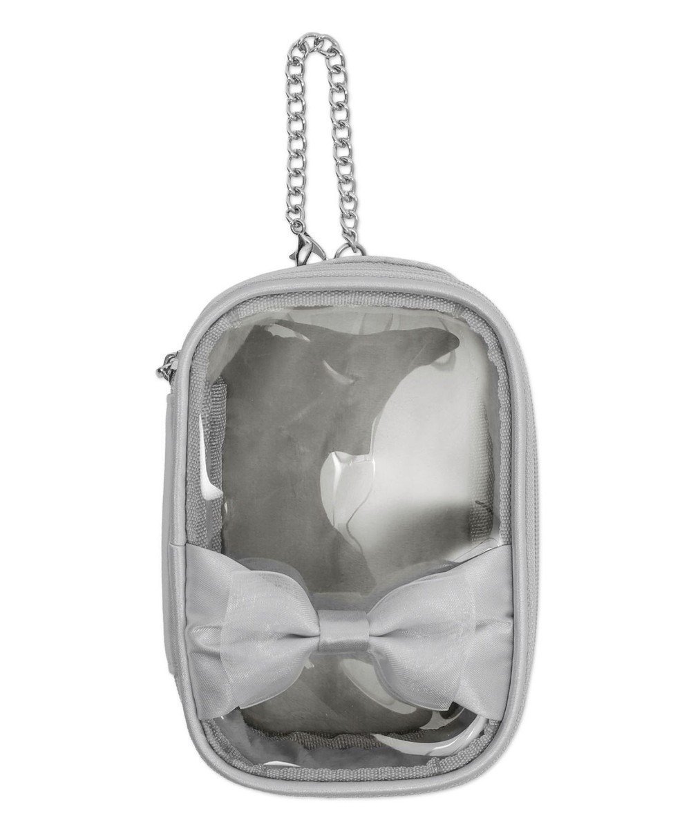 【ウィゴー/WEGO】の【痛バ&推し活グッズ】ダブルリボンサテンぬいポーチ インテリア・キッズ・メンズ・レディースファッション・服の通販 founy(ファニー) ファッション Fashion レディースファッション Fashion for Women ミニ財布・二つ折り財布 Wallets & Card Cases ポーチ&ミニバッグ Pouches & Mini Bags キーホルダー Keychain, Key Holder サテン Satin, Glossy Fabric スマホ Smartphone, Mobile Device チェーン Chain, Chain Strap フロント Front, Front Design ポーチ Pouch, Small Case リボン Ribbon, Bow 財布 Wallet, Purse シルバー|ID: prp329100004595959 ipo3291000000033655706