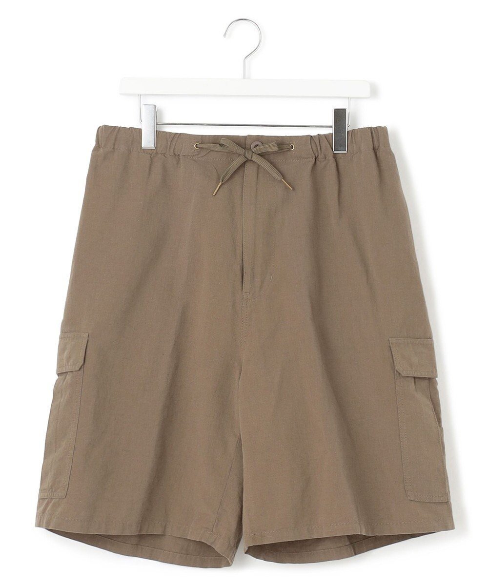 【ジェイプレスヨークストリート/J.PRESS YORK STREET】の【UNISEX】ハーフカーゴパンツ インテリア・キッズ・メンズ・レディースファッション・服の通販 founy(ファニー) 　ファッション　Fashion　レディースファッション　Ladies' Fashion Online　パンツ　Pants　ユニセックス　Unisex　カーゴパンツ　Cargo Pants　ジャケット　Jacket　リゾート　Resort　リネン　Linen　リラックス　Relax　夏　Summer　春　Spring　S/S・春夏　Ss・Spring/Summer　カーキ系|ID: prp329100004596072 ipo3291000000032659827
