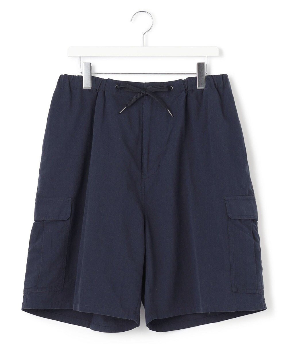 【ジェイプレスヨークストリート/J.PRESS YORK STREET】の【UNISEX】ハーフカーゴパンツ インテリア・キッズ・メンズ・レディースファッション・服の通販 founy(ファニー) 　ファッション　Fashion　レディースファッション　Ladies' Fashion Online　パンツ　Pants　ユニセックス　Unisex　カーゴパンツ　Cargo Pants　ジャケット　Jacket　リゾート　Resort　リネン　Linen　リラックス　Relax　夏　Summer　春　Spring　S/S・春夏　Ss・Spring/Summer　ネイビー系|ID: prp329100004596072 ipo3291000000032659829