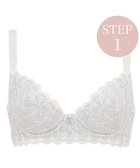 【ブラデリス ニューヨーク/BRADELIS New York】の【BRADELIS New York / 育乳補整ブラ・STEP1 集める】ウェンディステップ1ブラ24A2 ブラデリス ブラジャー 補正 ホワイト|ID: prp329100004596098 ipo3291000000032660123