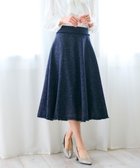 【フェルゥ/Feroux】の【セットアップ対応】春ツイード フレアスカート ネイビー系1|ID: prp329100004596124 ipo3291000000033713309