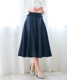 【フェルゥ/Feroux】の【セットアップ対応】春ツイード フレアスカート 人気、トレンドファッション・服の通販 founy(ファニー) ファッション Fashion レディースファッション Fashion for Women セットアップ Matching Sets スカート・ミニ/ミディ/マキシ Skirts / Mini, Midi & Maxi Skirts スカート Skirts Aライン・フレアスカート A-Line & Flared Skirts カットソー Cut and Sewn Top クラシカル Classical, Vintage-Inspired セットアップ Set-Up, Coordinated Outfit セレモニー Ceremony ツイード Twill, Twill Weave バイアス Bias, Diagonal Cut フリンジ Fringe, Tassel フレア Flare, Flared ヨーク Yoke, Yoke Design 夏 Summer 春 Spring S/S・春夏 SS, Spring/Summer, Warm Season |ID:prp329100004596124