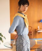 【組曲/KUMIKYOKU】の【UVケア・接触冷感】MINA 6分袖ニットプルオーバー 人気、トレンドファッション・服の通販 founy(ファニー) ファッション Fashion レディースファッション Fashion for Women トップス・カットソー Cut & Sew Tops ニット Knit Tops & Sweaters カジュアルプルオーバー・ニットトップス Pullovers & Knit Tops / Casual Pullovers アンサンブル Ensemble Set 春 Spring カーディガン Cardigan, Knitwear シンプル Simple, Minimal ストレッチ Stretch, Stretchy Fabric セーター Sweater, Knitwear フィット Fit, Slim Fit フリル Frill, Ruffle S/S・春夏 SS, Spring/Summer, Warm Season おすすめ Recommended / Our Picks 夏 Summer エレガント 上品 Elegant thumbnail サックス系|ID: prp329100004596129 ipo3291000000034338219