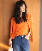 【組曲/KUMIKYOKU】の【UVケア・接触冷感】MINA 6分袖ニットプルオーバー 人気、トレンドファッション・服の通販 founy(ファニー) ファッション Fashion レディースファッション Fashion for Women トップス・カットソー Cut & Sew Tops ニット Knit Tops & Sweaters カジュアルプルオーバー・ニットトップス Pullovers & Knit Tops / Casual Pullovers アンサンブル Ensemble Set 春 Spring カーディガン Cardigan, Knitwear シンプル Simple, Minimal ストレッチ Stretch, Stretchy Fabric セーター Sweater, Knitwear フィット Fit, Slim Fit フリル Frill, Ruffle S/S・春夏 SS, Spring/Summer, Warm Season おすすめ Recommended / Our Picks 夏 Summer エレガント 上品 Elegant thumbnail オレンジ系|ID: prp329100004596129 ipo3291000000034338223