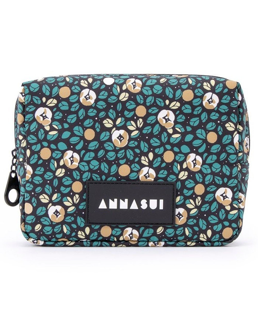 【アナスイ/ANNA SUI】のヴァケーション スクエアポーチ インテリア・キッズ・メンズ・レディースファッション・服の通販 founy(ファニー) 　ファッション　Fashion　レディースファッション　Fashion for Women　ミニ財布・二つ折り財布　Wallets & Card Cases　ポーチ&ミニバッグ　Pouches & Mini Bags　スクエア　Square, Square Shape　ポーチ　Pouch, Small Case　財布　Wallet, Purse　グリーン|ID: prp329100004596132 ipo3291000000032660707
