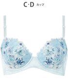 【ウィング/Wing】のブラジャー 背中の段差をスムージング 脇高設計 胸ふっくら 【後ろ姿きれいブラ】 ブラ KB2721 ウイング/ワコール ブルー|ID: prp329100004596182 ipo3291000000032661563