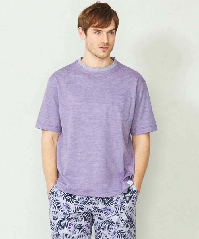 【ジョセフ アブード マウンテン/JOSEPH ABBOUD MOUNTAIN】の【SPACE/UNISEX】清涼感 リネンハニカム Tシャツ インテリア・キッズ・メンズ・レディースファッション・服の通販 founy(ファニー) https://founy.com/ ファッション Fashion レディースファッション Ladies' Fashion Online トップス・カットソー Tops/Tshirt シャツ/ブラウス Shirts/Blouses ロング / Tシャツ T-Shirts カットソー Cut and Sewn 春 Spring カットソー Cut And Sew 吸水 Water Absorption フランス France メランジ Melange ユニセックス Unisex リネン Linen リラックス Relax S/S・春夏 Ss・Spring/Summer 再入荷 Restock/Back In Stock/Re Arrival 夏 Summer |ID: prp329100004596227 ipo3291000000032662308