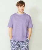 【ジョセフ アブード マウンテン/JOSEPH ABBOUD MOUNTAIN】の【SPACE/UNISEX】清涼感 リネンハニカム Tシャツ パープル系|ID: prp329100004596227 ipo3291000000032662308