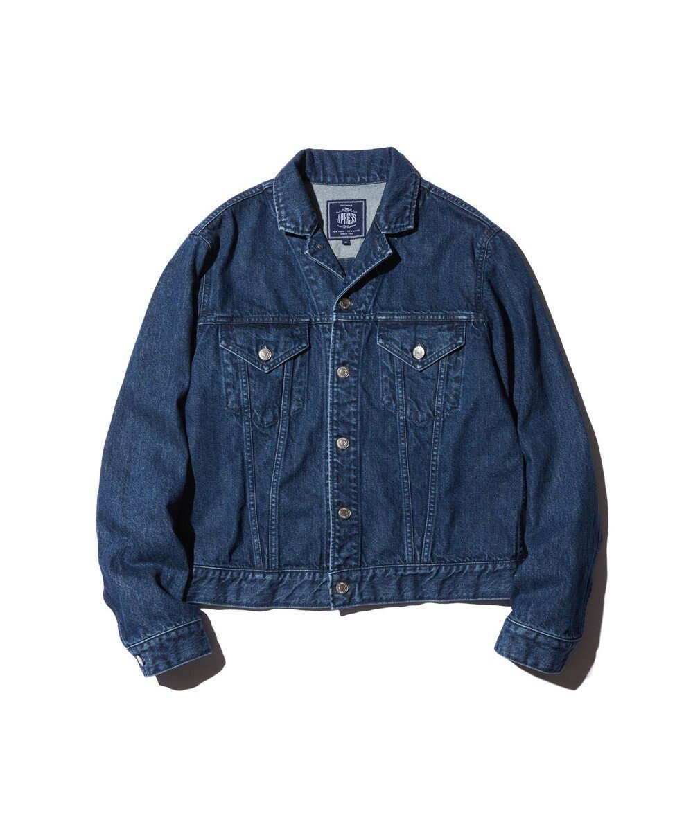 【ジェイ プレス/J.PRESS / MEN】の【J.PRESS ORIGINALS】SHIOTA DENIM Notched Jumper / Made in Japan インテリア・キッズ・メンズ・レディースファッション・服の通販 founy(ファニー) 　ファッション　Fashion　メンズファッション　Men's Style Online　アウター　Coats Outerwear/Men　デニム　Denim Jackets　ヴィンテージ　Vintage　春　Spring　ジャケット　Jacket　ジーンズ　Jeans　スラックス　Slacks　デニム　Denim　バランス　Balance　A/W・秋冬　Aw・Autumn/Winter・Fw・Fall-Winter　S/S・春夏　Ss・Spring/Summer　日本製　Made In Japan　夏　Summer　ブルー系|ID: prp329100004596248 ipo3291000000032662470