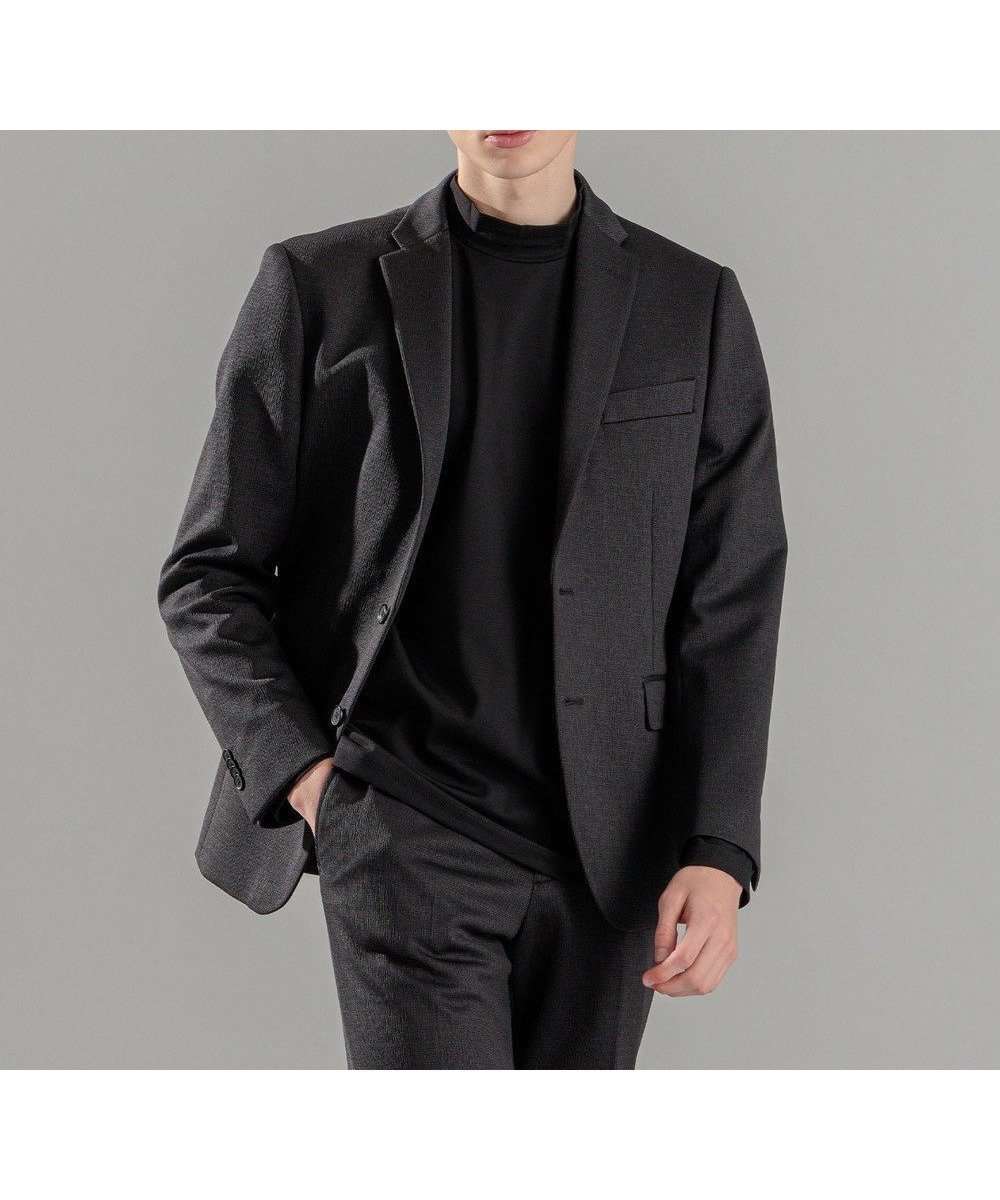 【ジョゼフ オム/JOSEPH HOMME / MEN】のウーブンジャガード テーラードジャケット インテリア・キッズ・メンズ・レディースファッション・服の通販 founy(ファニー) 　ファッション　Fashion　メンズファッション　Men's Style Online　アウター　Coats Outerwear/Men　テーラードジャケット　Tailored Jackets　シェイプ　Shape　ジャケット　Jacket　ジャージー　Jersey　ストレッチ　Stretch　セットアップ　Set Up　センター　Center　ツイード　Tweed　ビジネス 仕事 通勤　Business　フラップ　Flap　ベーシック　Basic　ポケット　Pocket　エレガント 上品　Elegant　夏　Summer　春　Spring　S/S・春夏　Ss・Spring/Summer　ブラック系|ID: prp329100004596249 ipo3291000000032662479