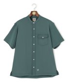 【ジェイ プレス/J.PRESS / MEN】の驚異的な機能性!【接触冷感 / UVカット / ストレッチ / 防シワ / 洗える】【MECHANICAL】ジャージーバンドカラー シャツ グリーン系|ID: prp329100004596250 ipo3291000000032662489