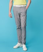 【23区 ゴルフ/23区GOLF / MEN】の【MEN】【撥水・ストレッチ】サッカーストライプ フルレングスパンツ ライトグレー系2|ID: prp329100004596255 ipo3291000000032662529