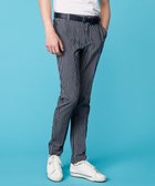 【23区 ゴルフ/23区GOLF / MEN】の【MEN】【撥水・ストレッチ】サッカーストライプ フルレングスパンツ ネイビー系2|ID: prp329100004596255 ipo3291000000032662530