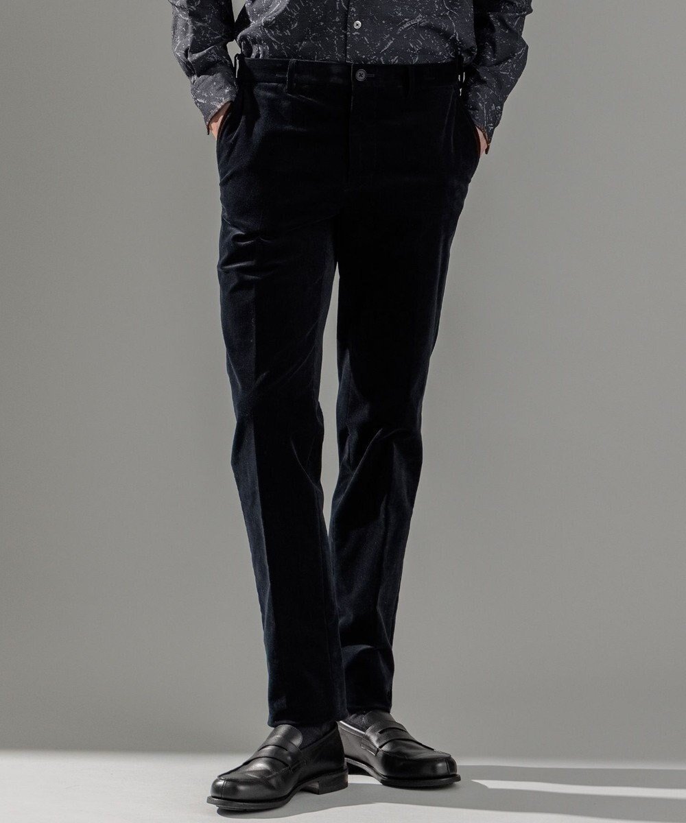 【ジョゼフ オム/JOSEPH HOMME / MEN】のディープコーデュロイストレッチ / CITY インテリア・キッズ・メンズ・レディースファッション・服の通販 founy(ファニー) 　ファッション　Fashion　メンズファッション　Fashion for Men　ボトムス　Bottoms　コーデュロイ　Corduroy, Cord Fabric　ストレッチ　Stretch, Stretchy Fabric　スラックス　Slacks, Dress Pants　セットアップ　Set-Up, Coordinated Outfit　テーパード　Tapered, Tapered Pants　フラップ　Flap, Flap Pocket　ポケット　Pocket, Pocket Detail　A/W・秋冬　Autumn/Winter　エレガント 上品　Elegant　ネイビー系|ID: prp329100004596258 ipo3291000000032662544