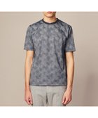 【ジョセフ アブード/JOSEPH ABBOUD / MEN】の【吸水速乾】リーフ柄ジャガード クルーネック Tシャツ ダルブルー系|ID: prp329100004596261 ipo3291000000032662561