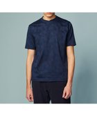 【ジョセフ アブード/JOSEPH ABBOUD / MEN】の【吸水速乾】リーフ柄ジャガード クルーネック Tシャツ ネイビー系|ID: prp329100004596261 ipo3291000000032662562