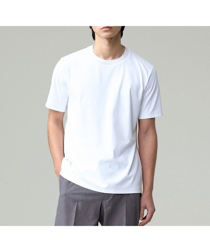 【ジェイ プレス/J.PRESS / MEN】の【調温機能 / 接触冷感】コンフォーマークルーネック Tシャツ インテリア・キッズ・メンズ・レディースファッション・服の通販 founy(ファニー) https://founy.com/ ファッション Fashion メンズファッション Men's Style Online トップス・カットソー Tops/Tshirt/Men シャツ Shirts インナー Inner 春 Spring カットソー Cut And Sew シンプル Simple ジャケット Jacket スマート Smart 定番 Standard フィット Fit レギュラー Regular S/S・春夏 Ss・Spring/Summer 再入荷 Restock/Back In Stock/Re Arrival NEW・新作・新着・新入荷 New Arrivals おすすめ Recommend 夏 Summer エレガント 上品 Elegant ビジネス 仕事 通勤 Business |ID: prp329100004596262 ipo3291000000032662563