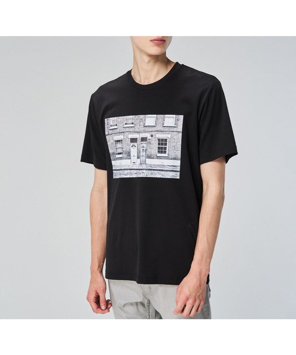 【ジョゼフ オム/JOSEPH HOMME / MEN】の【LEON 10月号掲載】フォトグラフィックロンドン / アートプリント半袖Tシャツ インテリア・キッズ・メンズ・レディースファッション・服の通販 founy(ファニー) 　ファッション　Fashion　メンズファッション　Men's Style Online　トップス・カットソー　Tops/Tshirt/Men　シャツ　Shirts　インナー　Inner　カットソー　Cut And Sew　10月号　October Issue　雑誌　Magazine　プリント　Print　半袖　Short Sleeve　モノトーン　Monotone　A/W・秋冬　Aw・Autumn/Winter・Fw・Fall-Winter　S/S・春夏　Ss・Spring/Summer　夏　Summer　旅行　Travel　ブラック系3|ID: prp329100004596263 ipo3291000000032662575