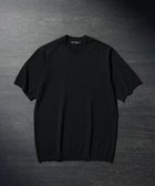 【ジョゼフ オム/JOSEPH HOMME / MEN】の【WEB限定カラーあり】【洗える/ストレッチ】リュクスレーヨン クルーネック半袖ニット 【WEB限定カラー】ブラック系|ID: prp329100004596264 ipo3291000000034309829