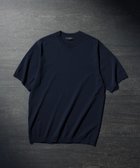 【ジョゼフ オム/JOSEPH HOMME / MEN】の【WEB限定カラーあり】【洗える/ストレッチ】リュクスレーヨン クルーネック半袖ニット ネイビー系|ID: prp329100004596264 ipo3291000000034309833