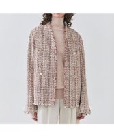 【ベイジ,/BEIGE,】の【Oggi 4月号掲載】TEASEL / オーバーサイズツイードジャケット 人気、トレンドファッション・服の通販 founy(ファニー) 雑誌掲載アイテム Magazine Items ファッション雑誌 Fashion Magazines オッジ Oggi ファッション Fashion レディースファッション Ladies' Fashion Online アウター Coat Outerwear ジャケット Jackets ノーカラージャケット No Collar Leather Jackets 4月号 April Issue おすすめ Recommend カーディガン Cardigan ジャケット Jacket ダウン Down ツイード Tweed デニム Denim フリンジ Fringe リラックス Relax ビジネス 仕事 通勤 Business 夏 Summer S/S・春夏 Ss・Spring/Summer A/W・秋冬 Aw・Autumn/Winter・Fw・Fall-Winter 雑誌 Magazine |ID:prp329100004596268