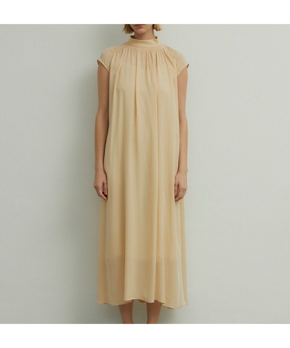 【ベイジ,/BEIGE,】のOLGA / Aラインドレス インテリア・キッズ・メンズ・レディースファッション・服の通販 founy(ファニー) 　ファッション　Fashion　レディースファッション　Fashion for Women　ワンピース　Dresses　フォーマル・パーティードレス・結婚式用ドレス　Elegant & Casual Dresses　ウォッシャブル　Machine Washable　エレガント 上品　Elegant　カーディガン　Cardigan, Knitwear　シャーリング　Shirring, Ruched　シルク　Silk, 100% Silk　ジャケット　Jacket, Outerwear　セレモニー　Ceremony　ドレス　Dress, One-Piece　ドレープ　Drape, Draping Fabric　ビジネス 仕事 通勤　Business / Work / Commuting　夏　Summer　春　Spring　S/S・春夏　SS, Spring/Summer, Warm Season　L.Orange|ID: prp329100004596270 ipo3291000000033566476