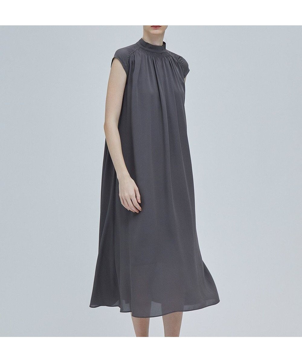 【ベイジ,/BEIGE,】のOLGA / Aラインドレス インテリア・キッズ・メンズ・レディースファッション・服の通販 founy(ファニー) 　ファッション　Fashion　レディースファッション　Fashion for Women　ワンピース　Dresses　フォーマル・パーティードレス・結婚式用ドレス　Elegant & Casual Dresses　ウォッシャブル　Machine Washable　エレガント 上品　Elegant　カーディガン　Cardigan, Knitwear　シャーリング　Shirring, Ruched　シルク　Silk, 100% Silk　ジャケット　Jacket, Outerwear　セレモニー　Ceremony　ドレス　Dress, One-Piece　ドレープ　Drape, Draping Fabric　ビジネス 仕事 通勤　Business / Work / Commuting　夏　Summer　春　Spring　S/S・春夏　SS, Spring/Summer, Warm Season　Slate|ID: prp329100004596270 ipo3291000000034273560