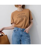 【23区/NIJYUSANKU】の【洗える】JANE PACKERコラボ フラワー刺繍 Tシャツ キャメル系|ID:prp329100004596271