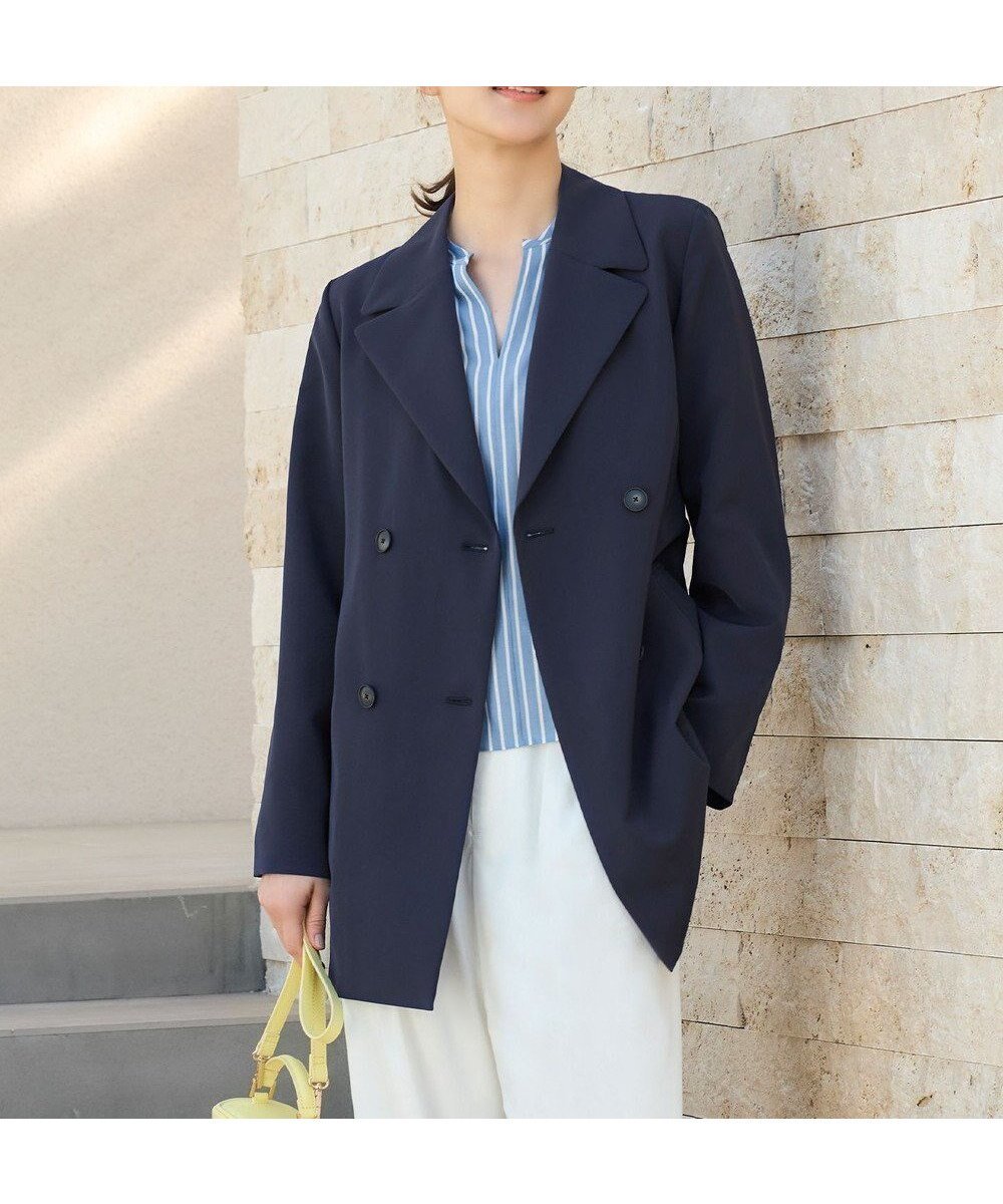 【自由区/JIYU-KU】の【カタログ掲載・洗える】エアフロートレンチ コート 人気、トレンドファッション・服の通販 founy(ファニー) 　ファッション　Fashion　レディースファッション　Ladies' Fashion Online　アウター　Coat Outerwear　コート　Coats　ジャケット　Jackets　トレンチコート　Trench Coats　おすすめ　Recommend　ジャケット　Jacket　ダブル　Double　ドレープ　Drape　ボトム　Bottom　ミドル　Middle　夏　Summer　春　Spring　S/S・春夏　Ss・Spring/Summer　洗える　Washable　秋　Autumn/Fall　 other-1|ID: prp329100004596280 ipo3291000000032662889