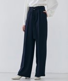 【ベイジ,/BEIGE,】の【洗える・Precious 4月号掲載】JASMINE / ベルト付きワイドストレートパンツ Navy|ID: prp329100004596283 ipo3291000000032662934