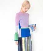 【コキュウ/COQ】の【洗える/形態安定/ストレッチ性】CACTUS リブトップス ライラック|ID: prp329100004596286 ipo3291000000032662953