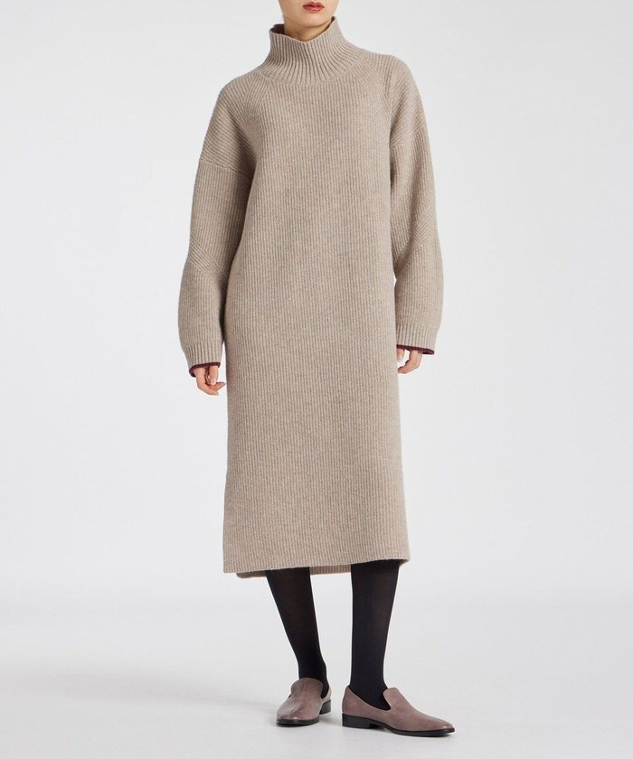 【ポール スミス/Paul Smith】のリブ ハイネック ニットワンピース インテリア・キッズ・メンズ・レディースファッション・服の通販 founy(ファニー) https://founy.com/ ファッション Fashion レディースファッション Fashion for Women ワンピース Dresses ニットワンピース Knit Dresses シンプル Simple, Minimal ハイネック High Neck, Mock Neck A/W・秋冬 Autumn/Winter |ID: prp329100004596287 ipo3291000000032662957