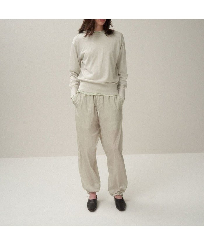 【エイトン/ATON】のRAMIE WOOL クルーネックセーター インテリア・キッズ・メンズ・レディースファッション・服の通販 founy(ファニー) https://founy.com/ ファッション Fashion レディースファッション Fashion for Women トップス・カットソー Cut & Sew Tops ニット Knit Tops & Sweaters コンパクト Compact, Small Size セーター Sweater, Knitwear ネップ Nepp, Slub Yarn ブラウジング Blouson Silhouette, Cinched Waist レギュラー Regular, Standard Fit 夏 Summer 春 Spring S/S・春夏 SS, Spring/Summer, Warm Season |ID: prp329100004596288 ipo3291000000032662958