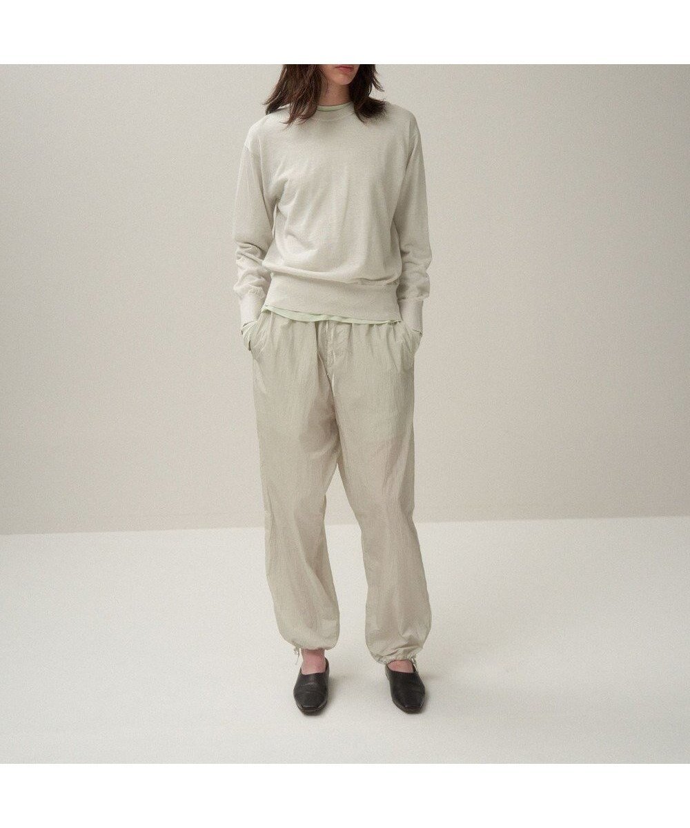 【エイトン/ATON】のRAMIE WOOL クルーネックセーター 人気、トレンドファッション・服の通販 founy(ファニー) 　ファッション　Fashion　レディースファッション　Fashion for Women　トップス・カットソー　Cut & Sew Tops　ニット　Knit Tops & Sweaters　コンパクト　Compact, Small Size　セーター　Sweater, Knitwear　ネップ　Nepp, Slub Yarn　ブラウジング　Blouson Silhouette, Cinched Waist　レギュラー　Regular, Standard Fit　夏　Summer　春　Spring　S/S・春夏　SS, Spring/Summer, Warm Season　 other-1|ID: prp329100004596288 ipo3291000000032662958