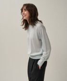 【エイトン/ATON】のRAMIE WOOL クルーネックセーター SAX|ID: prp329100004596288 ipo3291000000032662960