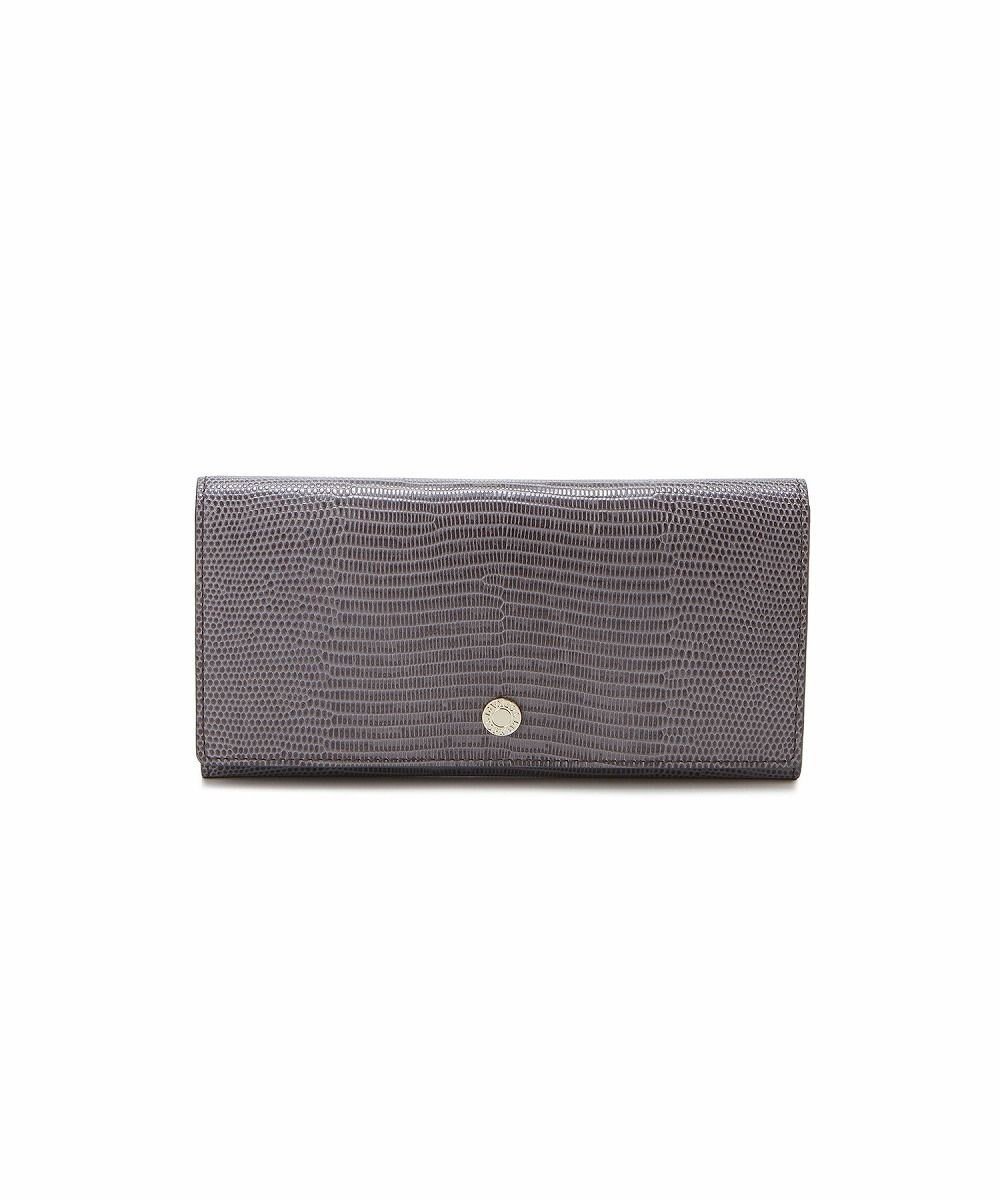 【トプカピ/TOPKAPI】の【TOPKAPI】イタリアンレザー リザード型押し 長財布 LUCIA ルチア インテリア・キッズ・メンズ・レディースファッション・服の通販 founy(ファニー) 　ファッション　Fashion　レディースファッション　Ladies' Fashion Online　財布　Wallets　イタリア　Italy　エレガント 上品　Elegant　クール　Cool　フラップ　Flap　ポケット　Pocket　人気　Popularity　財布　Wallet　ミディアムグレー|ID: prp329100004596289 ipo3291000000032662977